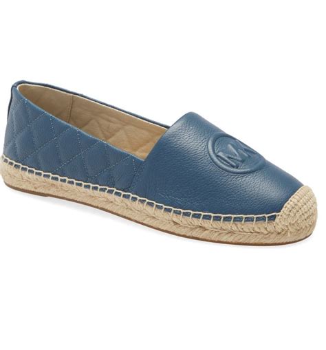 dylyn espadrille slip-on michael michael kors|Dylyn Logo Leather Ballet Flat .